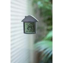 Termometro de sobremesa con forma de casita personalizado Termometro de sobremesa con forma de casita personalizado