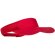 Visera de colores en poliester Rojo