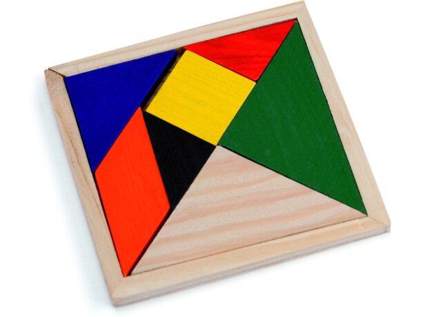 Puzzle de madera de colores personalizado Puzzle de madera de colores personalizado