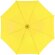 Paraguas Santy clásico con mango curvo amarillo