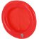 Almohadilla hinchable Zalox con función frisbee de PVC brillo Rojo
