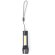 Linterna recargable Borah con led y mango iluminado Negro