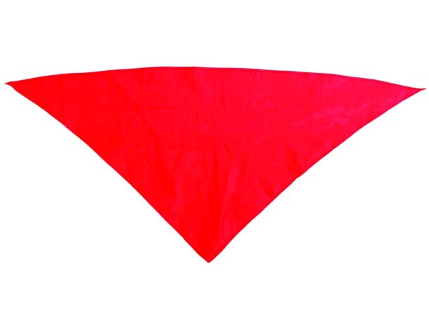 Pañoleta para fiesta personalizada roja