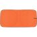Parasol Korent plegable con interior plateado y funda Naranja