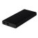 Power bank aluminio 10000 mAh triple salida negro