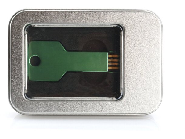 USB premium 16GB con impresión full color Fixing personalizado verde
