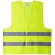 Chaleco Kross reflectante unisex en amarillo amarillo