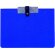 Porta documentos de fieltro azul