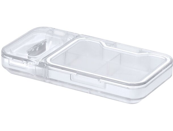 Pastillero Darkan con 4 compartimentos y cierre seguro detalle 3