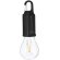 Lámpara Juliett led con carga solar y sensor nocturno automático Negro