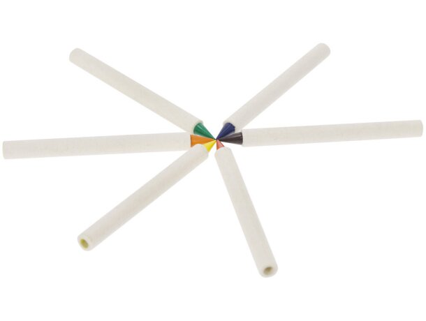 Set Nakels lápices de colores con cartones de leche reciclados detalle 3