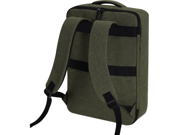 Mochila Ghibli de poliéster reciclado con compartimento portátil detalle 3