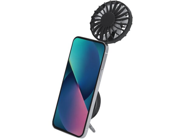 Ventilador portátil Kelanor con giro 360° y soporte móvil detalle 2