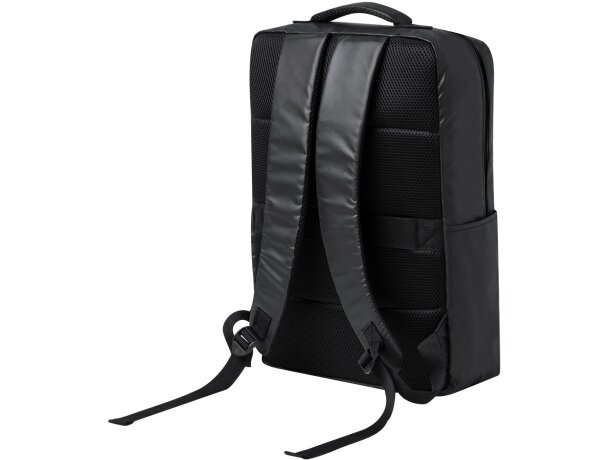 Mochila Nexera polipiel negra acolchada portátil 15 pulgadas detalle 2