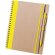 Libreta de cartón ecológico con goma Amarillo