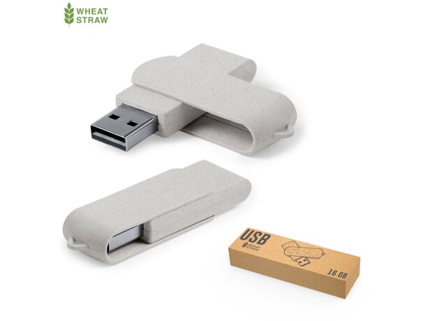 USB 16GB resistente y personalizado con color completo Kontix