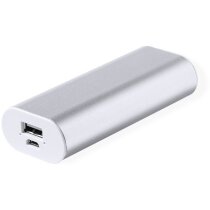 Cargador portátil Hylin aluminio plateado 2200 mAh