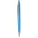 Bolígrafo Senar con acabado cromado y mecanismo pulsador Azul claro