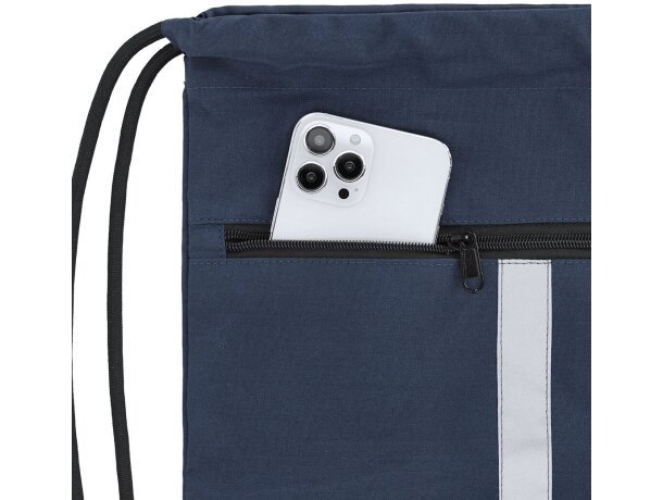Mochila Widar en poliéster reciclado con elementos reflectantes detalle 5