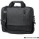 Maletín para portátil publicitario Mitchel 600D negro premium acolchado 15