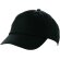 Gorra básica en algodón con 5 paneles negra para empresas