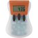 Podómetro para distancia y calorías personalizado naranja