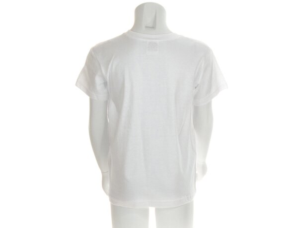 Camiseta de niño Hecom 135 gr blanca