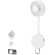 Ventilador portátil Novarin con batería USB y rotación 360° detalle 1