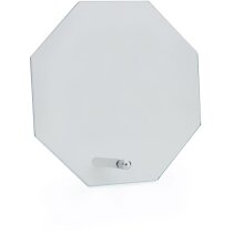 Trofeo Nelum cristal octogonal grueso con estuche