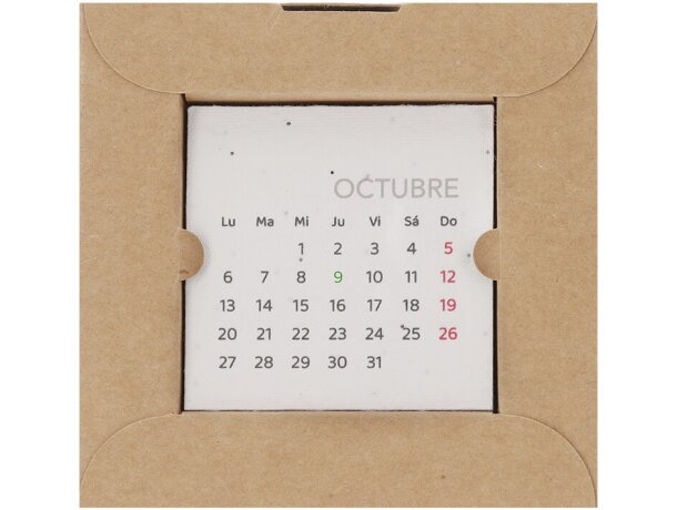 Calendario sobremesa semilla Krily detalle 4