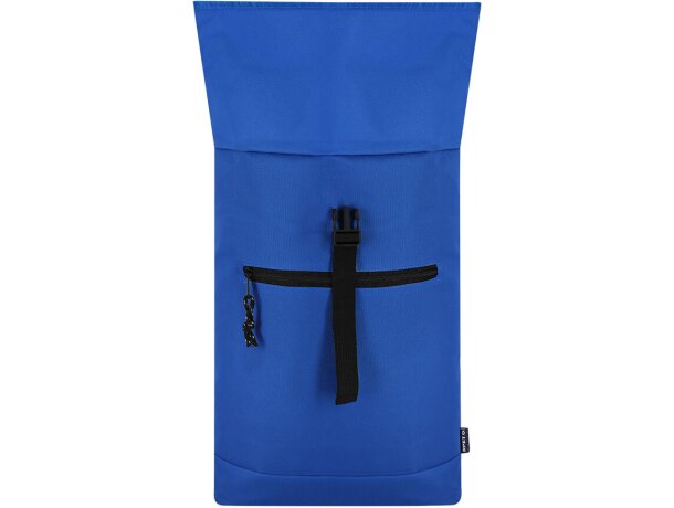 Mochila Pular de poliéster reciclado con compartimento portátil detalle 2