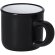 Taza cerámica Ridot espresso 85ml diseño vintage bicolor Negro