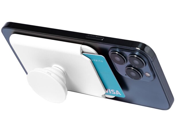 Tarjetero magnético Kenna con soporte y anilla ajustable detalle 3