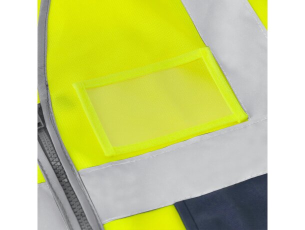 Chaleco reflectante Ledger homologado con bandas reflectantes detalle 4
