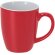 Taza cerámica Firanon 350ml con acabado brillante bicolor Rojo