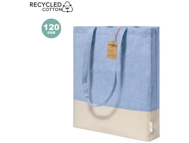 Bolsa 100% algodón reciclado 120 g/m2 Kauna detalle 2