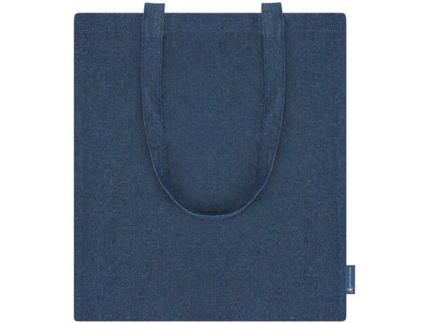 Bolsa Spinel de tejido vaquero reciclado con asas largas detalle 3