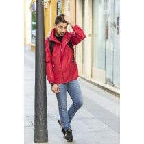 Parka de microfibra personalizada blanca Parka de microfibra personalizada blanca