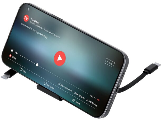 Set cables cargadores Darmox con adaptadores y expulsor SIM detalle 6