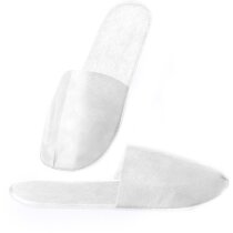 Pantuflas Flugax Non-Woven blancas antideslizantes