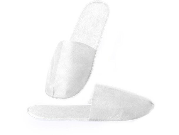 Pantuflas publicitarias de non-woven Flugax detalle 1