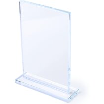 Placa rectángulo de cristal personalizada