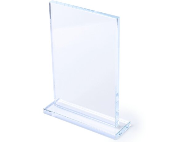 Placa rectángulo de cristal personalizada