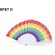Abanico rainbow Rupaul LGTBI