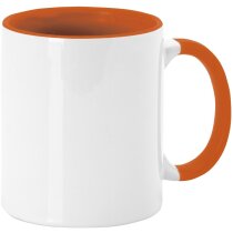Taza de cerámica lisa para sublimacón interior de color personalizada Taza de cerámica lisa para sublimacón interior de color personalizada