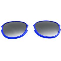 Lentes color negro con montura de colores blanca personalizado Lentes color negro con montura de colores blanca personalizado