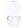 Auriculares Bekery bluetooth con base de carga y piedra natural Blanco