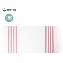 Pareo toalla Sally algodón con flecos anudados