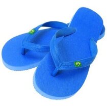 Chanclas con bandera de Brasil