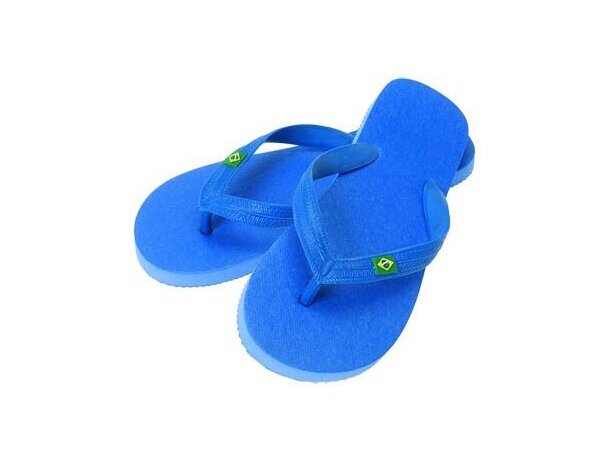 Chanclas con bandera de Brasil personalizada Chanclas con bandera de Brasil personalizada